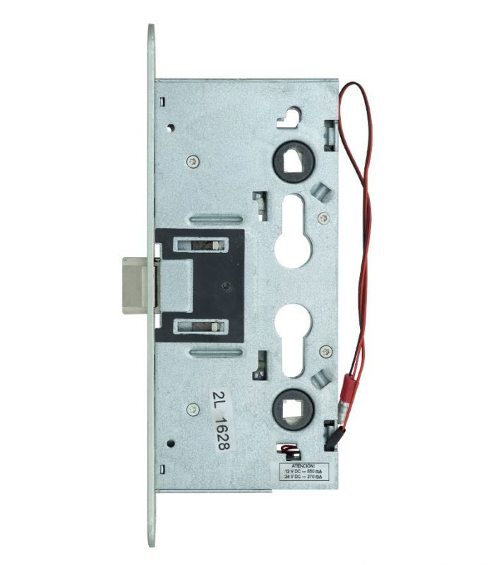 Замок електромеханічний TESA CF6STRSR9ZCE BS65мм 72мм FP24 ZCE UNIV DIN SOL 12-24V NC PANIC_FUNCTION EI відкривання назовні